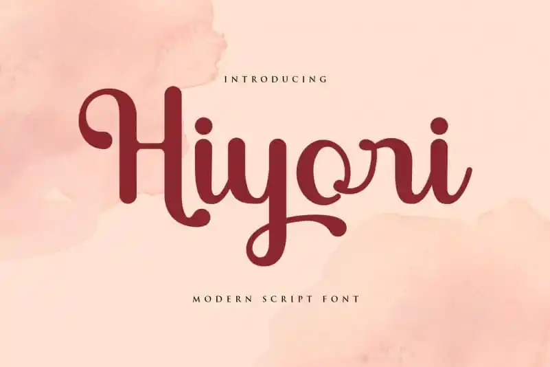 Hiyori Script Font