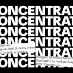 HK Concentrate Typeface