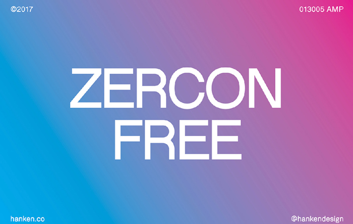 HK Zercon Typeface