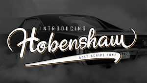 Hobenshaw Font › Fontesk