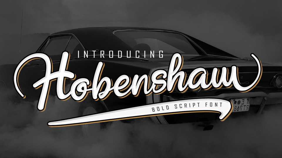 Hobenshaw Font › Fontesk