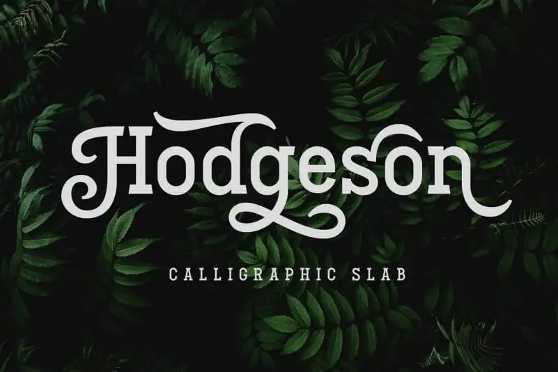 Hodgeson Display Font
