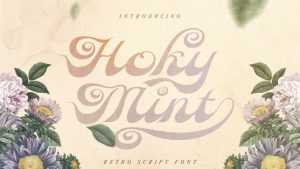 Hoky Mint Font › Fontesk