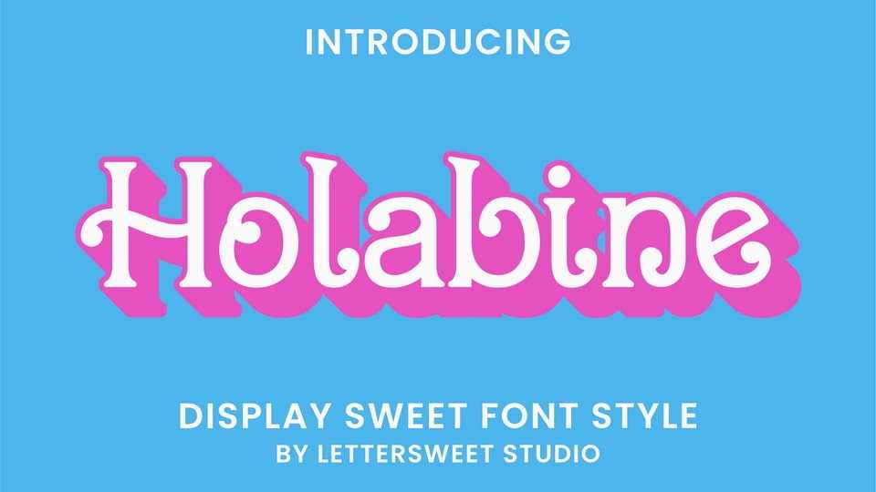 Holabine Font › Fontesk