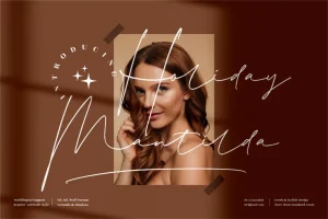 Holiday Mantilda Font