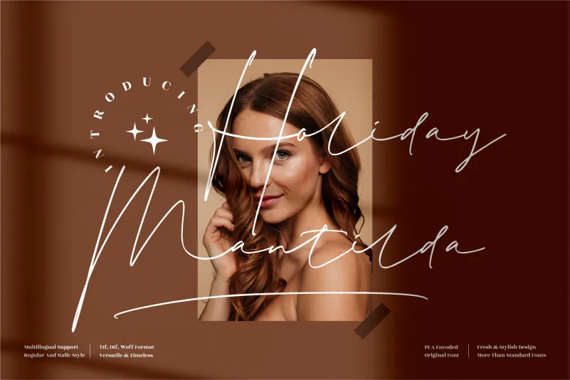 Holiday Mantilda Font