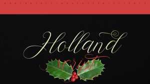 Holland Script Font › Fontesk