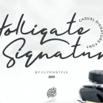 Holligate Signature Font