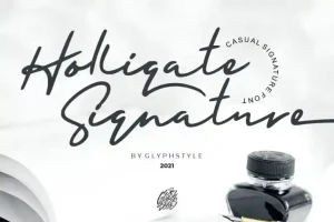 Holligate Signature Script Font