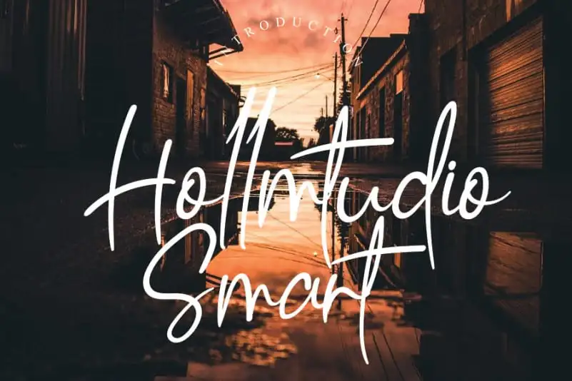 Hollmtudio Handwritten Font