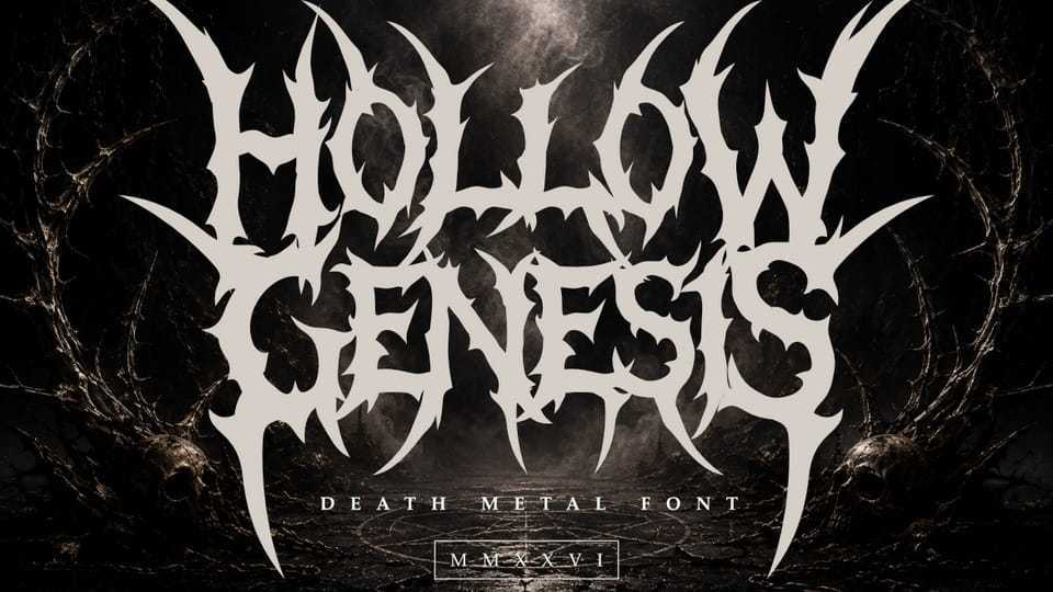 Hollow Genesis Font › Fontesk