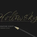 Hollowsky Font