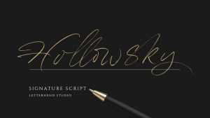 Hollowsky Font › Fontesk