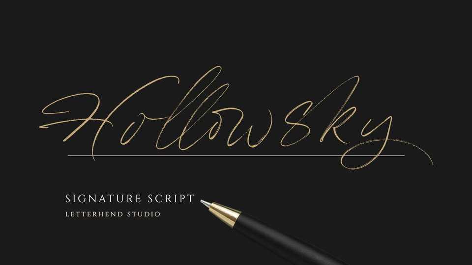 Hollowsky Font › Fontesk