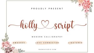 Holly Script Font › Fontesk