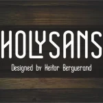 Holy Sans Serif Font