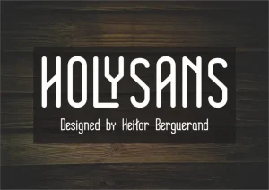 Holy Sans Serif Font