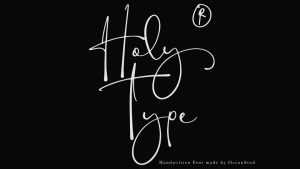 Holy Type Font › Fontesk