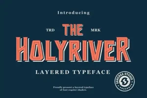 Holyriver Display Font
