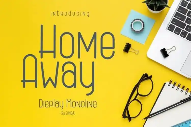Home Away Display Font