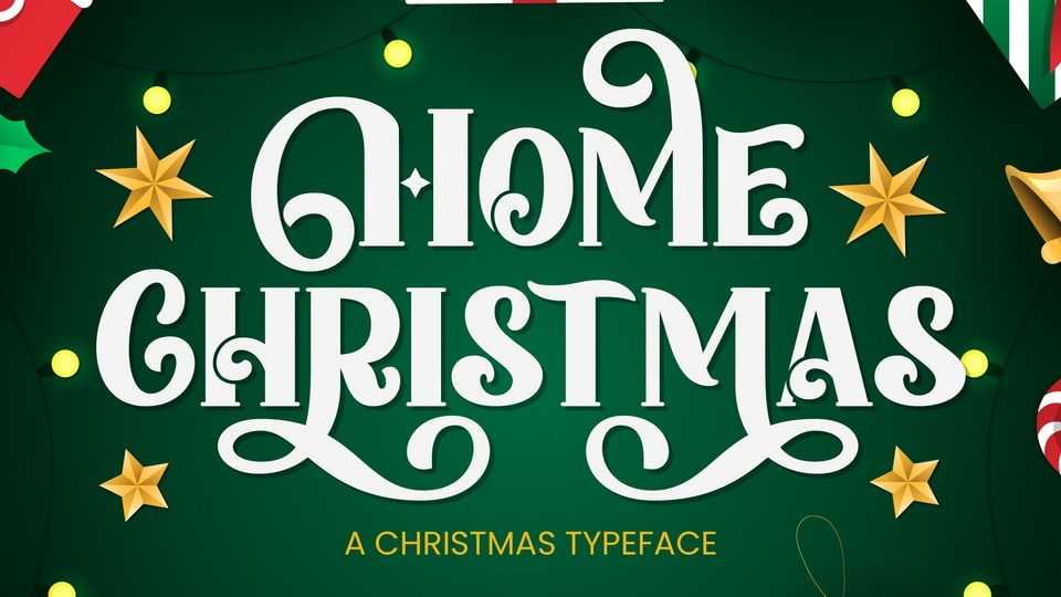 Home Christmas Font › Fontesk