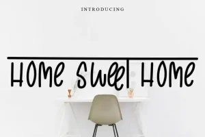 Home Sweet Home Handwritten Font