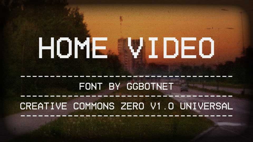 Home Video Font › Fontesk