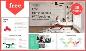 Home Workout PowerPoint Templates