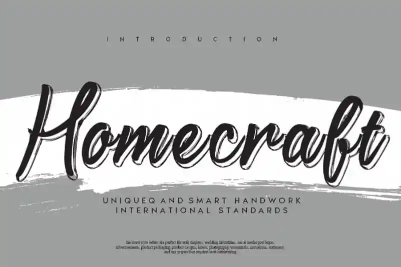 Homecraft Script Font