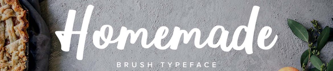 Homemade Brush Typeface