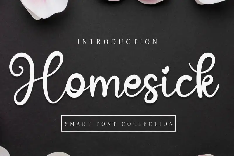 Homesick Script Font