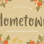 Hometown Display Font