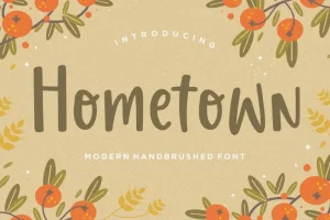 Hometown Display Font