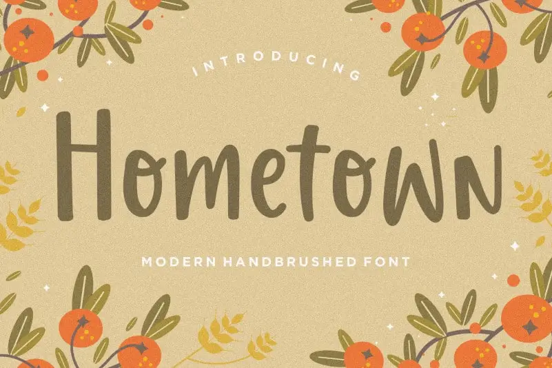 Hometown Display Font