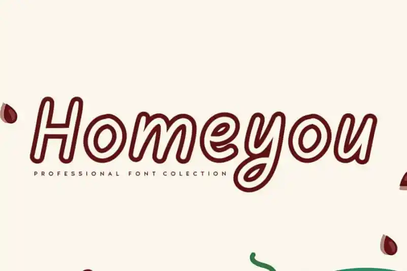 Homeyou Display Font
