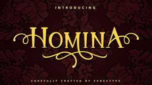 Homina Font › Fontesk