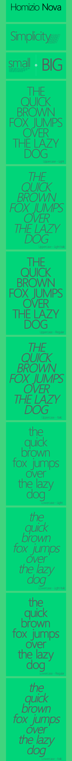 Homizio Nova Font Family