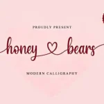 Honey Bears Calligraphy Font