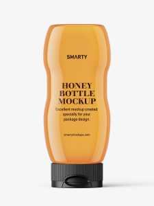 Honey bottle mockup