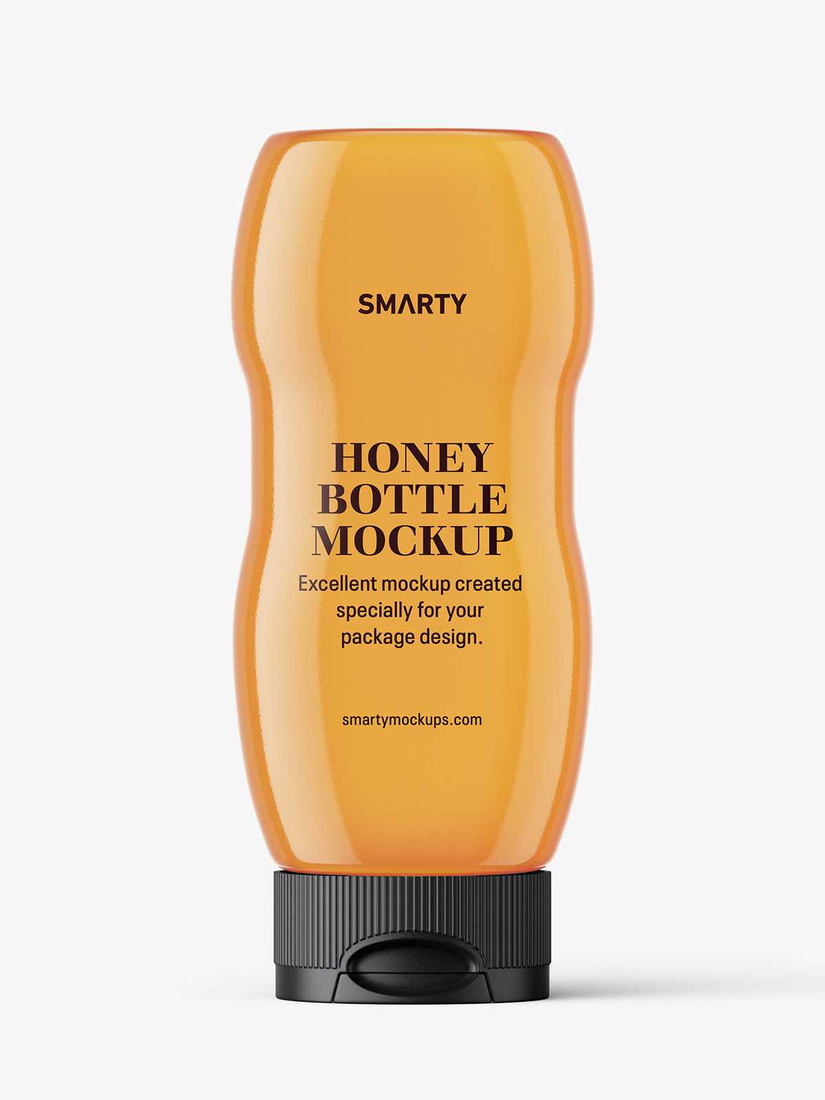 Honey bottle mockup