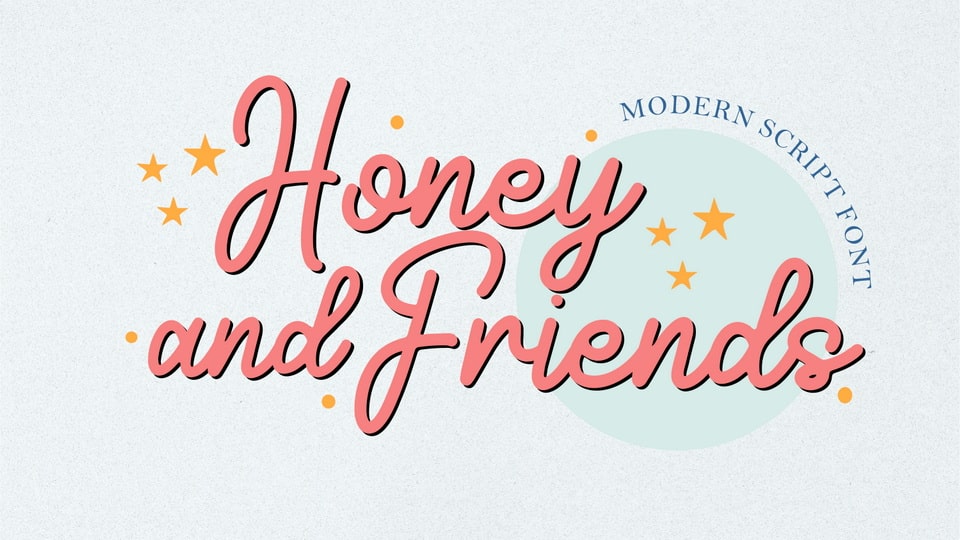 Honey & Friends Font › Fontesk