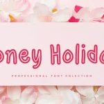 Honey Holiday Display Font