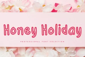 Honey Holiday Display Font