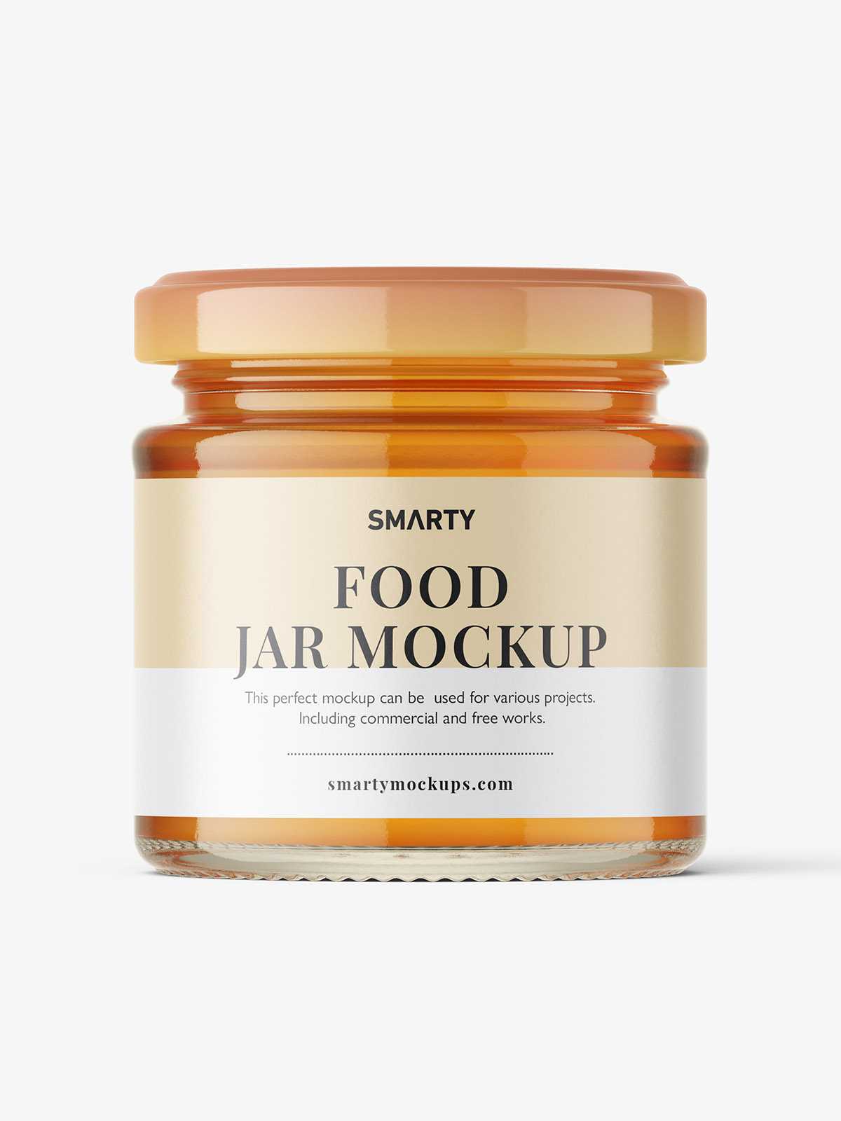 Honey jar mockup