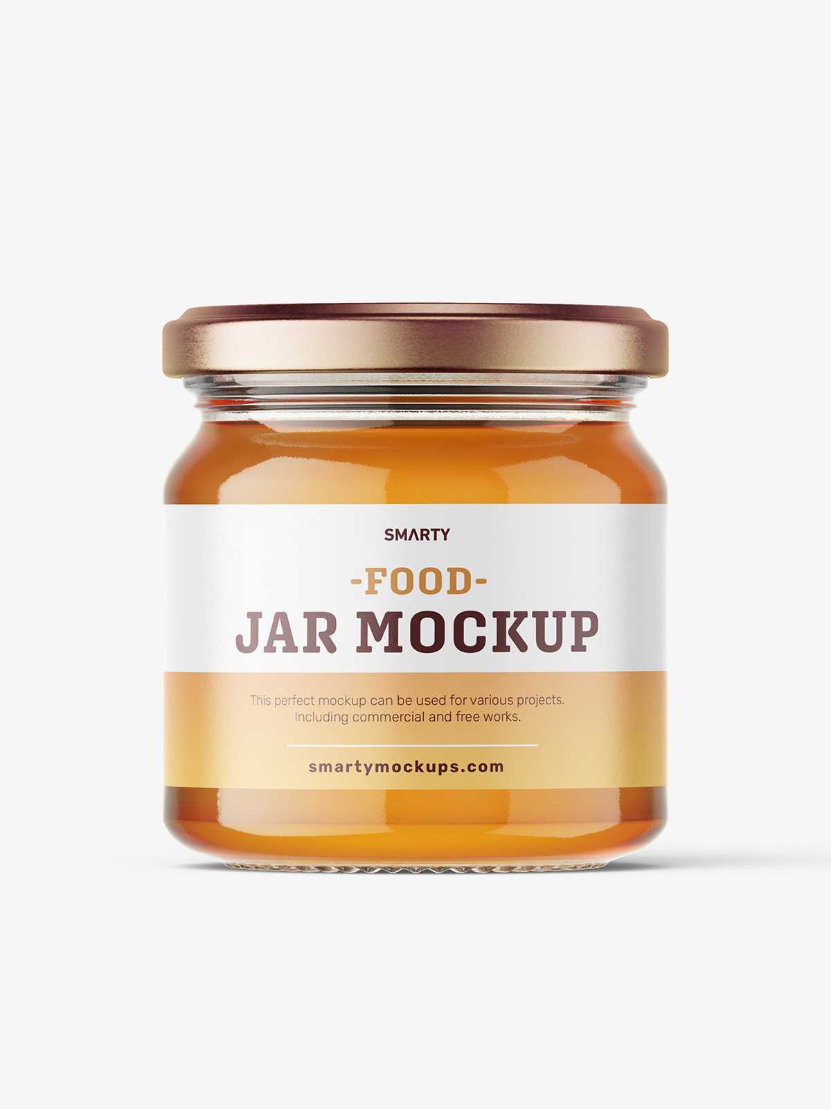 Honey jar mockup