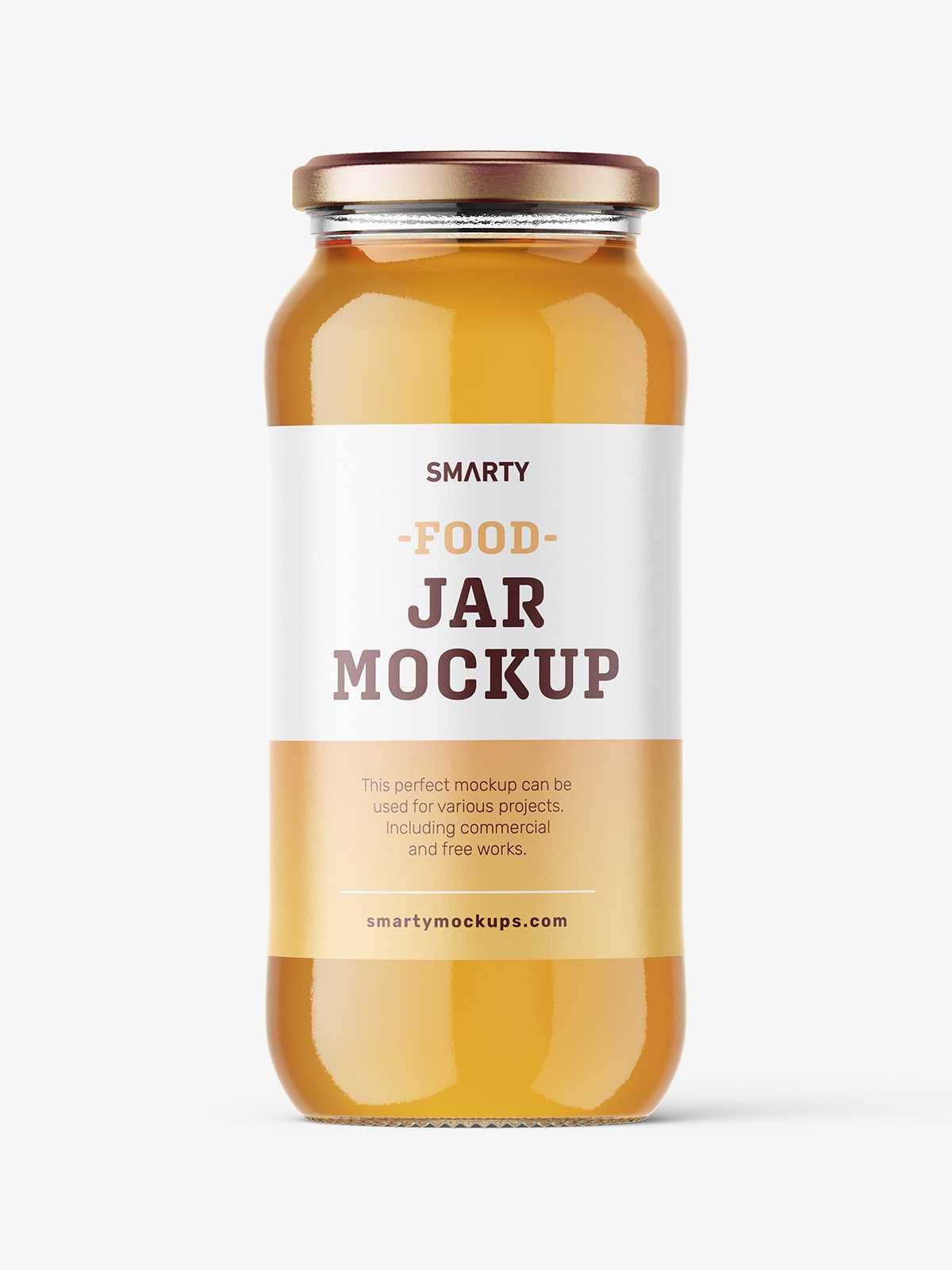 Honey jar mockup