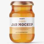 Honey jar mockup
