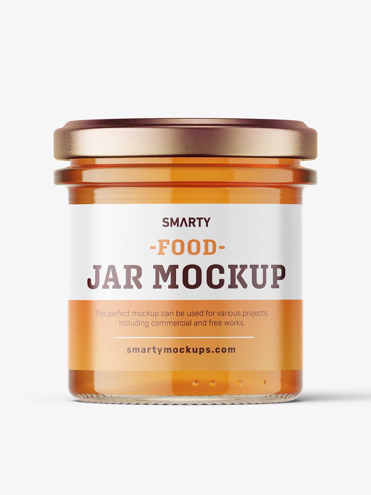 Honey jar mockup