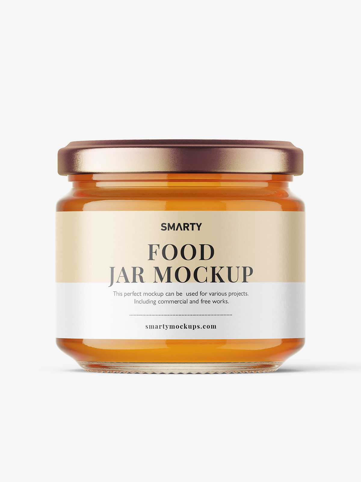 Honey jar mockup