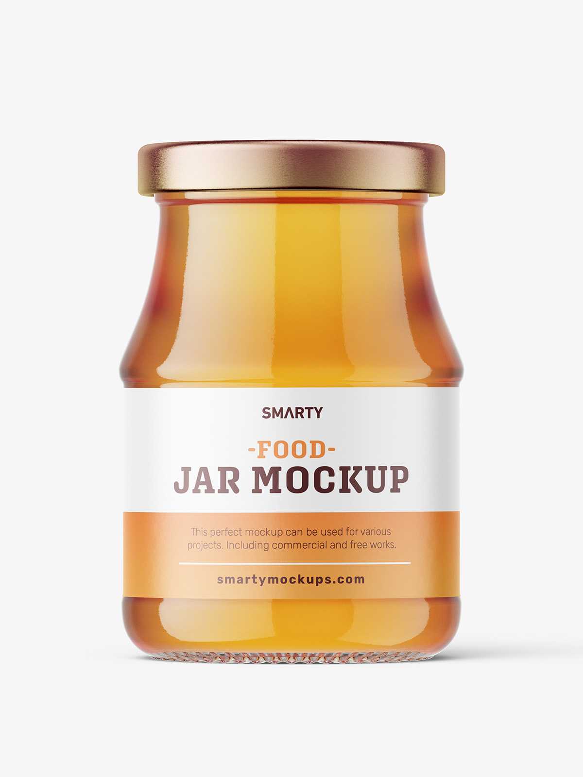 Honey jar mockup